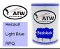 Preview: Renault, Light Blue, RPQ: 500ml Lackdose, von ATW Autoteile West.